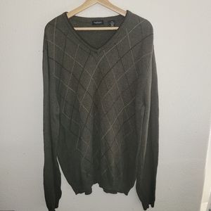 Van Heusen Men's Casual Sweater V-Neck 100% Cotton